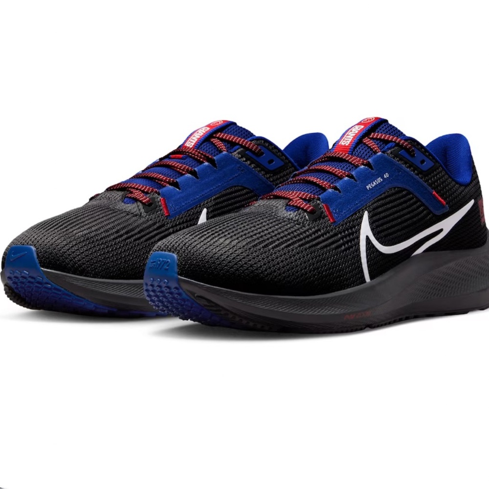 Nike Anthracite New York Giants Zoom Pegasus 40 Running Shoe